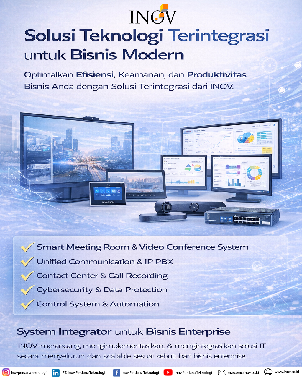 Solusi Teknologi yang Terintegrasi untuk Bisnis Modern | INOV
